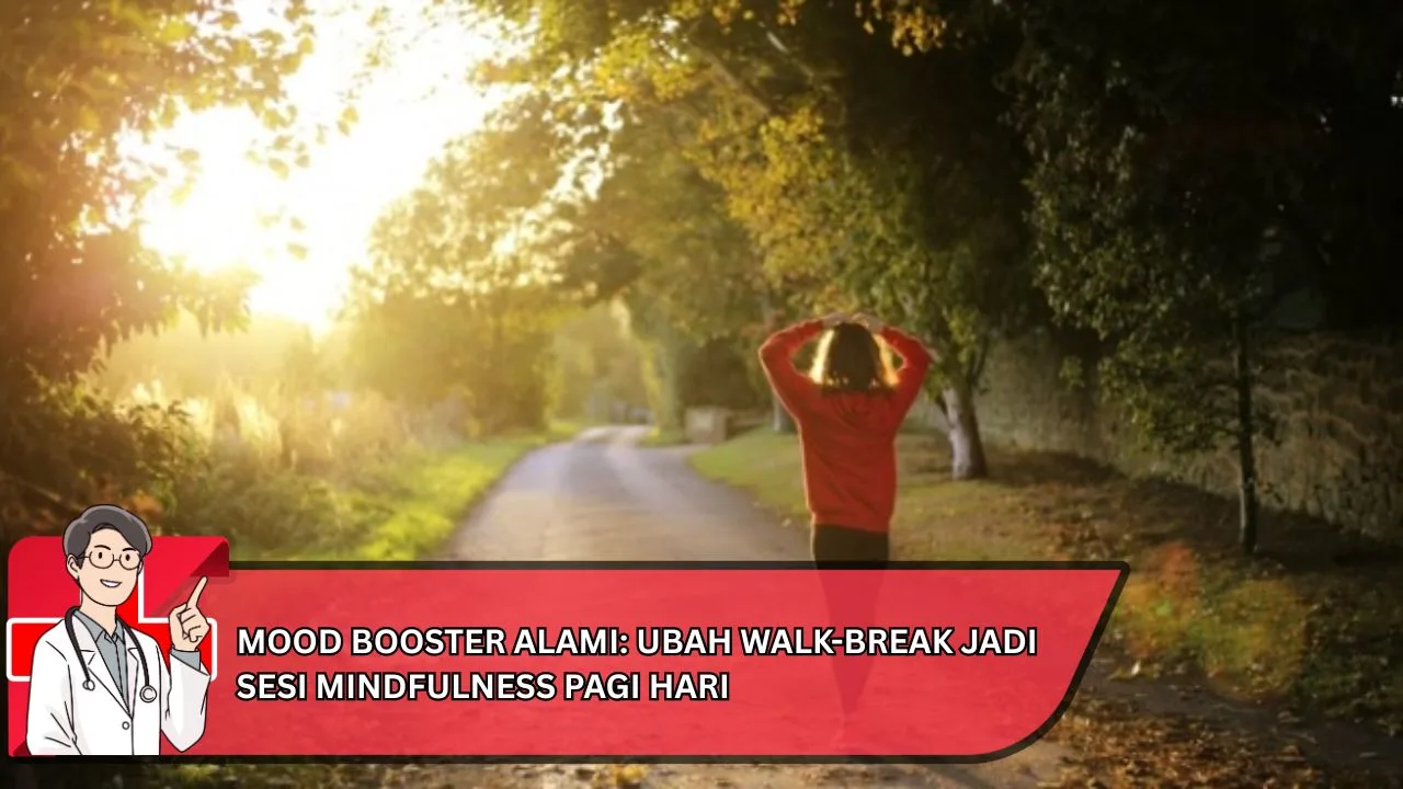 Mood Booster Alami: Ubah Walk-Break Jadi Sesi Mindfulness Pagi Hari