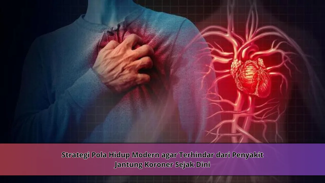 Strategi Pola Hidup Modern agar Terhindar dari Penyakit Jantung Koroner Sejak Dini